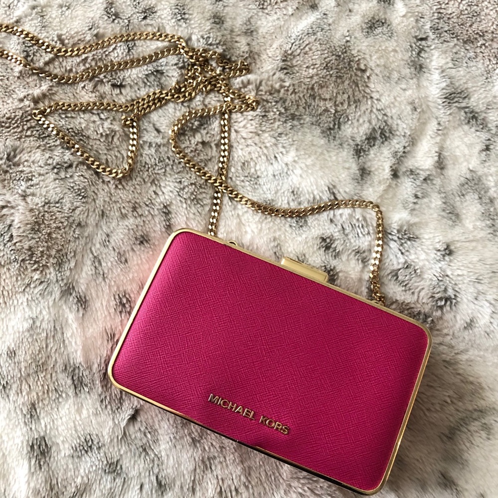 Michael Kors Pink Crossbody/Clutch